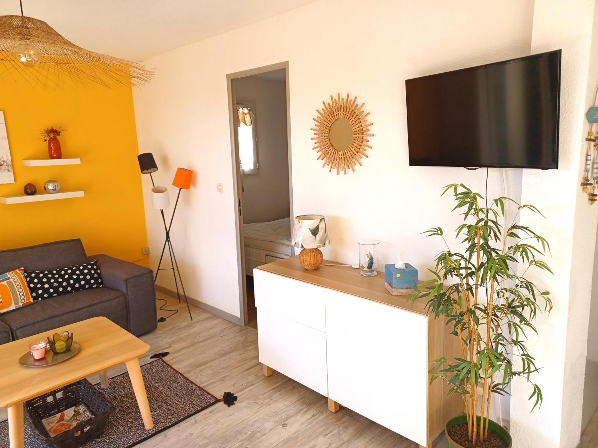 Plain-Pied Jardin 6 Personnes Clim Vue Mer Parking Wifi Terrasse Piscine Dans La Residence Saint-Pierre-la-Mer  Exteriér fotografie