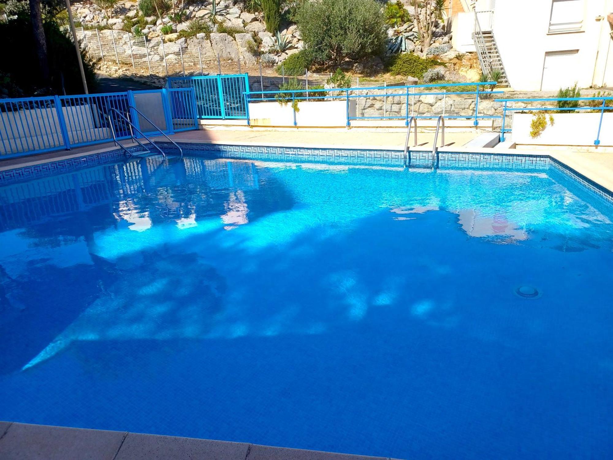 Plain-Pied Jardin 6 Personnes Clim Vue Mer Parking Wifi Terrasse Piscine Dans La Residence Saint-Pierre-la-Mer  Exteriér fotografie